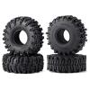 For Axial For SCX24 1/24 For TRX-4M 1/18 64x24mm / 27mm Swamper Mud For Terrain Rubber Wheel Tires RC Car Upgrade Parts Accessories Rc Upgrade Components(Size a) view 2