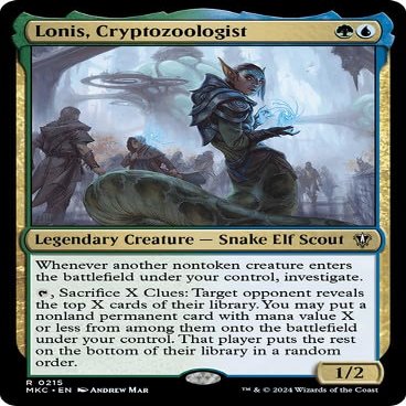 Lonis, Cryptozoologist MTG