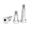 1/10pcs M2 M2.5 M3 M4 M5 M6 M8 M10 M12 304 Stainless Steel Hex Hexagon Socket Cap Allen Head Shoulder Roller Bearing Stuff Screw 5Pcs 4-M3 70mm view 3