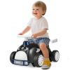 HONEY JOY Shark Ride On Push Car for Toddlers, Foot-to-Floor Sliding Car w/Steering Wheel, Sound & Under Seat Storage, No Batteries, Kids Ride On Toys for Boys and Girls, Navy view 1