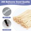 100Pcs Clear 260 Balloons Clear Long Balloons for Tying Balloon Arch Balloon Animals Thick Latex for Magic Clown Wedding Birthday Party Decorations view 2