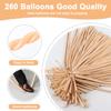 100Pcs Nude 260 Balloons Long Balloons for Tying Balloon Arch Twisting Balloon Animals, Thick Latex for Magic Clown Wedding Birthday Party Decorations view 2