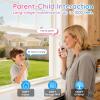 2-Pack Kids Walkie Talkies with Video Calling, No Wi-Fi Needed for 2-Way Video Chat, Rechargeable Handheld Video Intercom for Indoor Outdoor Play, Camping, Gift for Boys Girls Ages 3-12 (Blue/Pink) view 3