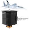 Drfeify RC Ducted Fan, 70mm 12 Blades Electric Ducted Fan with RC Brushless Motor 2200KV for EDF 6S Remote Control Jet Airplane (CW) view 4