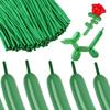 100Pcs Dark Green 260 Balloons Long Balloons for Tying Balloon Arch & Twisting Balloon Animals, Thick Latex for Magic Clown Wedding Birthday Party Decorations view 1