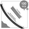 100Pcs Black 260 Balloons Long Balloons for Tying Balloon Arch & Twisting Animals Balloon, Thick Latex for Magic Clown Halloween Wedding Birthday Party Decorations view 3
