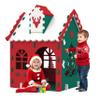 Kids Playhouse Kitchen Theme, Indoor Outdoor EVA Play House for Toddlers, Soft Foam Playhouse for Kids Outdoor & Indoor Pretend Play, Easy Assembly Play House Outside (Red Green White, Style 2) view 1