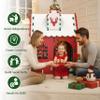 Kids Playhouse Kitchen Theme, Indoor Outdoor EVA Play House for Toddlers, Soft Foam Playhouse for Kids Outdoor & Indoor Pretend Play, Easy Assembly Play House Outside (Red Green White, Style 2) view 2