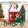 Kids Playhouse Kitchen Theme, Indoor Outdoor EVA Play House for Toddlers, Soft Foam Playhouse for Kids Outdoor & Indoor Pretend Play, Easy Assembly Play House Outside (Red Green White, Style 2) view 3