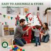 Kids Playhouse Kitchen Theme, Indoor Outdoor EVA Play House for Toddlers, Soft Foam Playhouse for Kids Outdoor & Indoor Pretend Play, Easy Assembly Play House Outside (Red Green White, Style 2) view 4