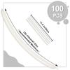 100Pcs White 260 Balloons Long Balloons for Tying Balloon Arch Twisting Animals Balloon, Thick Latex for Magic Clown Wedding Birthday Party Decorations view 3