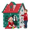 Kids Playhouse Kitchen Theme, Indoor Outdoor EVA Play House for Toddlers, Soft Foam Playhouse for Kids Outdoor & Indoor Pretend Play, Easy Assembly Play House Outside (Red Green White, Style 3) view 1