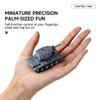ConsoleXpress RC Battle Tank, 1/64 Scale 2.4Ghz Remote Control Military Tank Vehicles with Infrared Shoot, 330 Rotating Turret and Sound & Lighting view 4