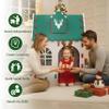 Kids Playhouse Kitchen Theme, Indoor Outdoor EVA Play House for Toddlers, Soft Foam Playhouse for Kids Outdoor & Indoor Pretend Play, Easy Assembly Play House Outside (Red Green White, Style 1) view 2
