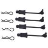 Drfeify 4PCS RC Car Body Clip Retainer, RC Shell Fixed Buckle Lock for 1/10 Remote Control Car view 2