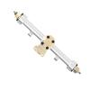 Aluminum Alloy Rear Axle Assembly for Axial SCX24 AXI90081 | Brass Weighted Axle for Climbing & Off - Road Performance | Direct Replacement RC Car Parts/Upgrades/Repairs (Silver) view 2