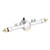 Aluminum Alloy Rear Axle Assembly for Axial SCX24 AXI90081 | Brass Weighted Axle for Climbing & Off - Road Performance | Direct Replacement RC Car Parts/Upgrades/Repairs (Silver) view 4
