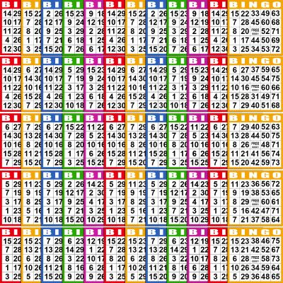 Harloon 20 Bingo Paper Game Cards 20 Books 4"x4" Disposable Cards Suit for Family Game Nights Large Groups Activities (Bright Color)