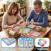 Harloon 20 Bingo Paper Game Cards 20 Books 4"x4" Disposable Cards Suit for Family Game Nights Large Groups Activities (Bright Color) view 2