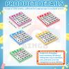 Harloon 20 Bingo Paper Game Cards 20 Books 4"x4" Disposable Cards Suit for Family Game Nights Large Groups Activities (Bright Color) view 3