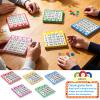 Harloon 20 Bingo Paper Game Cards 20 Books 4"x4" Disposable Cards Suit for Family Game Nights Large Groups Activities (Bright Color) view 4