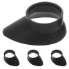 4pcs Rubber Eyepiece Covers - Binocular Eye Cups Replacement - Rubber Eyecups Eye Shields for 29- Microscopes Telescopes and Cameras Easy Viewing view 1