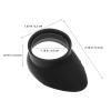 4pcs Rubber Eyepiece Covers - Binocular Eye Cups Replacement - Rubber Eyecups Eye Shields for 29- Microscopes Telescopes and Cameras Easy Viewing view 2