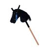 Rock My Baby Hobby Horse Plush Stuffed Stick Horse with Award Ribbon for Boys and Girls 3+ Fun Toys for Pretend Play (Black) CPC Certified view 1