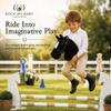 Rock My Baby Hobby Horse Plush Stuffed Stick Horse with Award Ribbon for Boys and Girls 3+ Fun Toys for Pretend Play (Black) CPC Certified view 3