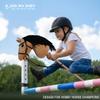 ROCK MY BABY Hobby Horse with a Detachable Bridle Plush Stuffed Stick Horse with Award Ribbon for Kids 3+ Years Old (Light Brown) view 2