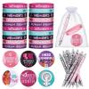 Cunno 200 Pcs Women's History Month Accessories Set Include Women Empowerment Feminist Silicone Bracelet Pens Pins Gift Bags for Campaign Support Female Awareness Inspirational Party Decor supplies view 1