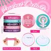Cunno 200 Pcs Women's History Month Accessories Set Include Women Empowerment Feminist Silicone Bracelet Pens Pins Gift Bags for Campaign Support Female Awareness Inspirational Party Decor supplies view 3