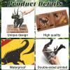 33Pcs Dinosaur Party Decorations Set Jungle Dino Door Banner 12 Inch Dinosaur Theme Boxes Dino Paper Signs Cutouts Party Favor Boxes for Tropical Jungle Safari Birthday Baby Shower Photo Booth Props view 3