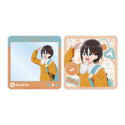 Yuru Camp SEASON3 Illustrated ENA Saito Yumi Ver. Acrylic Card Set of 2