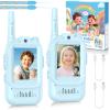 Kids Video Walkie Talkie, 2 Pack Rechargeable Walkie Talkie with Screen Camera, Long Range Facetime Chat, Toys for 3-12 Boys Girls, Birthday Easter Toddler Gifts, Indoor Outdoor Camping Toys view 1