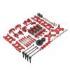 Rc Models Accessories For WLtoys 144010 144001 144002 124017 124019 RC Car Parts Metal Upgrade Retrofit 44T 27T Gear Drive Shaft 14 Pack(Red) view 2