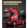 ConsoleXpress Remote Control Tractor, 1/18 Scale 6x4 770S Heavy Duty Tractor Truck RC Semi Trailer with Rear Wheel Drive, Engineering Construction Vehicle Model for Adults & Youth view 3
