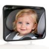 Plantureco Baby Car Mirror, Safety Car Seat Mirror for Rear Facing Infant, Clear Wide View, Easily Observe the Baby Move, Secure, Shatterproof, Easy Install, Perfect (Black) view 1