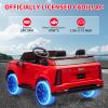 24V Kids Ride on Car with Remote Control 2 Seater Electric Vehicle Licensed Cadillac Ride on Toy for Toddlers 4 Wheeler Truck with Spring Suspension, LED Lights, Music, Red view 3