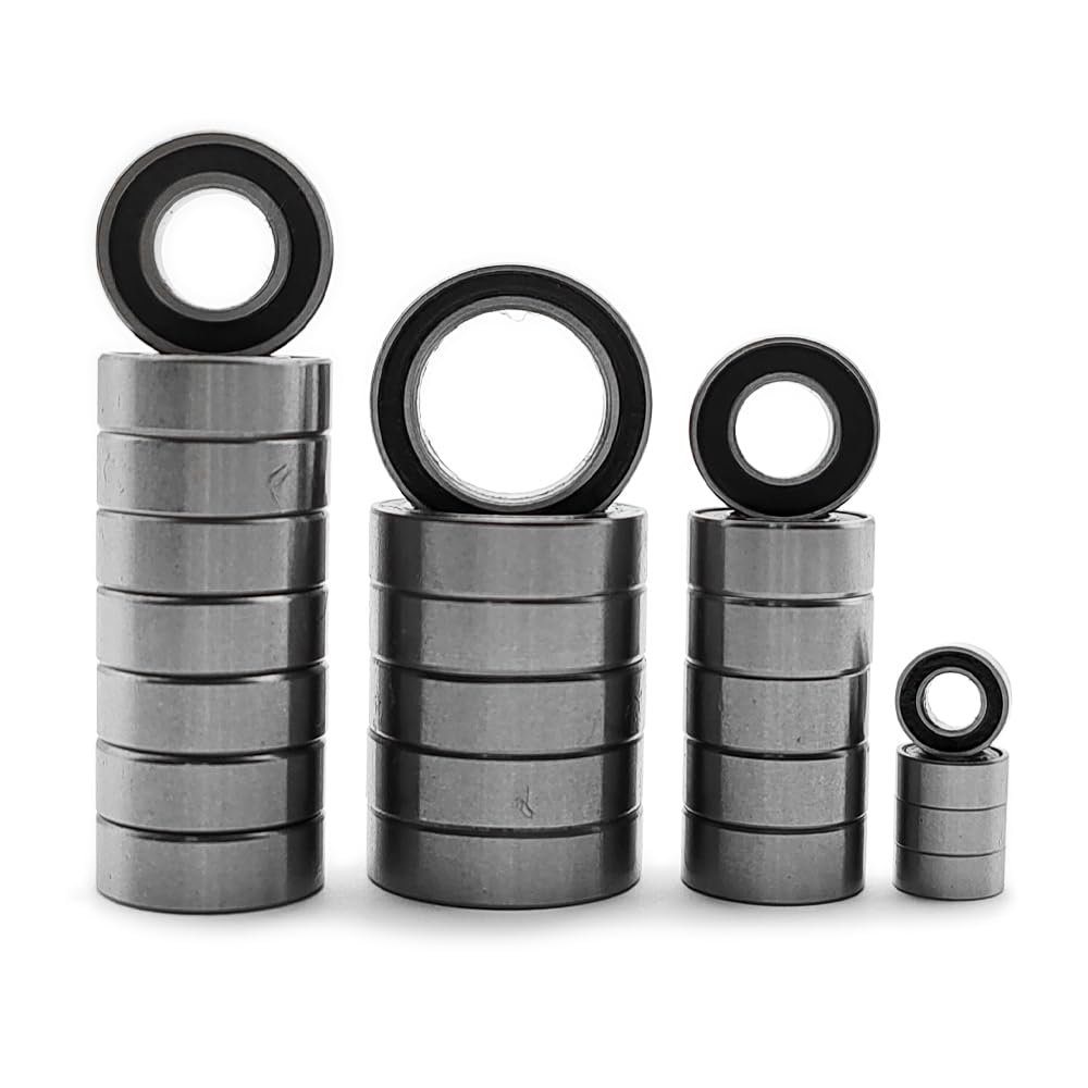 AMZRC 24Pcs Complete Bearings Kit for Losi 1/10 Baja Rey & Rock Rey RTR Rc Car