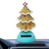 Christmas Solar Dancing Toy, for Windowsill Or Vehicle Interior with Cheerful Xmas Tree Dancer, Sturdy Solar Powered Christmas Ornament in Lollipop Style, Fun Motion in Sunshine view 1