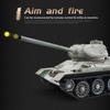 Soviet T-34/85 RC Tank that Shoots BBS, 1:16 Scale 2.4G Full-Proportional RC Tank with Sound, Light & Smoke Effects and Infrared Battle System, Indoor and Outdoor Play, Gift for Adult (RTR) view 2