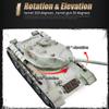 Soviet T-34/85 RC Tank that Shoots BBS, 1:16 Scale 2.4G Full-Proportional RC Tank with Sound, Light & Smoke Effects and Infrared Battle System, Indoor and Outdoor Play, Gift for Adult (RTR) view 3