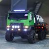 wheelfun 1/18 Remote Control Flatbed Truck 6 * 6 Electric RC Off Road Vehicle Model Metal Chassis Gear Light System Radio Hobby Grade Model for Ages 14+(Green) view 3