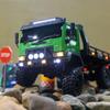 wheelfun 1/18 Remote Control Flatbed Truck 6 * 6 Electric RC Off Road Vehicle Model Metal Chassis Gear Light System Radio Hobby Grade Model for Ages 14+(Green) view 4
