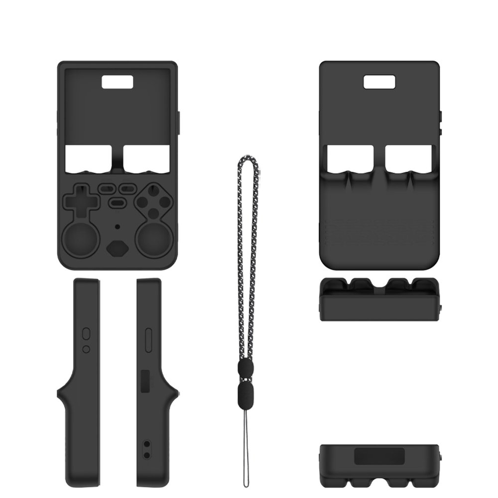 for R36 Ultra Silicone Protective Case,Soft Skin Cover for R36 Ultra Game Console Anti-Scratch Shockproof Sleeve Shell with Lanyard