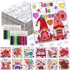 24Pcs Valentines Day Crafts Gifts Kits for Boys, Girls & Adults, Valentine's Arts and Crafts DIY Puzzle with Chocolate Cake Heart Owl, Jigsaw for Classroom Activities Party Favors Exchange Supplies view 1