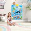 Electronic Alphabet Wall Chart, 41x55.5cm PVC English Audio Wall Chart, Touch-Sensitive Poster, Kids Talking Learning Board, Music Speech Charts, Interactive Electronic Point Reading Flipchart Pronun view 2