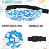 2 Pcs Baby Head Support for Car Seat, Carseat Head Support for Infant Toddler Kids Children Stroller Seat Neck Relief Head Band Sleeping Traveling (Rabbits and Elephants) view 2