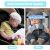 2 Pcs Baby Head Support for Car Seat, Carseat Head Support for Infant Toddler Kids Children Stroller Seat Neck Relief Head Band Sleeping Traveling (Rabbits and Elephants) view 3